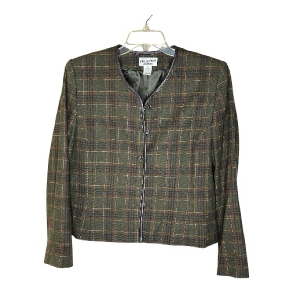 Pendleton Plaid 100% Wool Skirt and Jacket Suit
